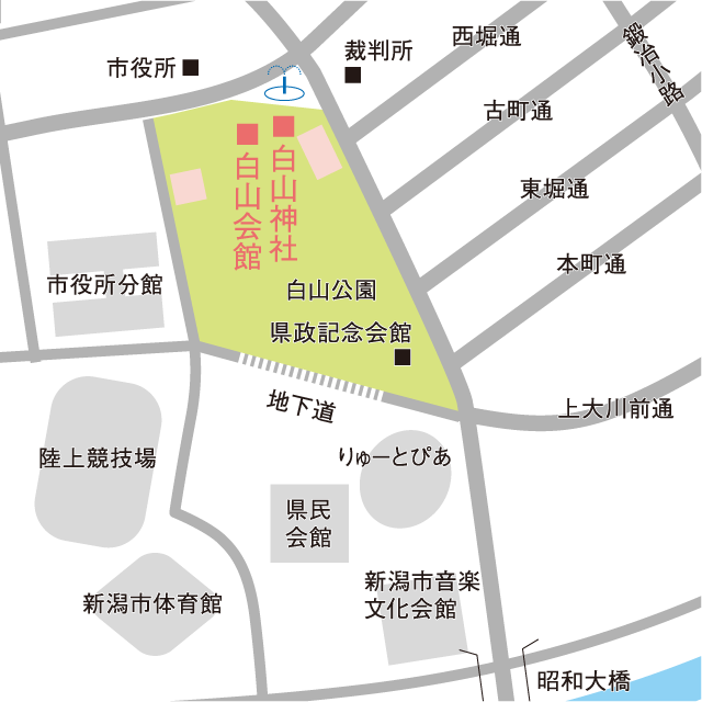 神社周辺マップ